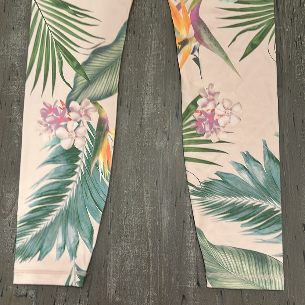 Spiritual Gangster Tropical Palm Print Leggings - Picture 2 of 9